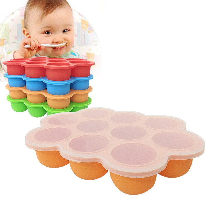 Imbaby baby mad beholder silikone frugt modermælk opbevaring børn spisestel boks fryser børn mad opbevaring baby ting