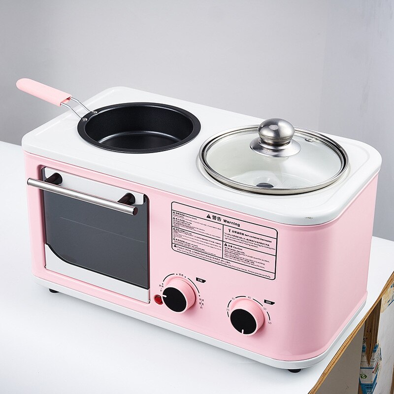 Household Oven Bread Toaster Electric Breakfast Machine Multifunctional Three-in-one Breakfast Making Egg Oven Machine