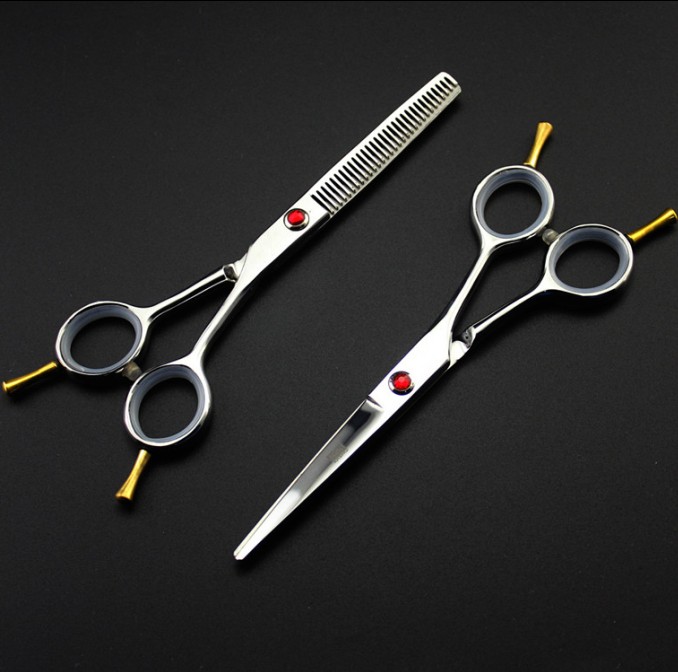 5.5" japanese cutting shears haircut barber thinning scissors hair scissors thinning shears stainless steel sissors