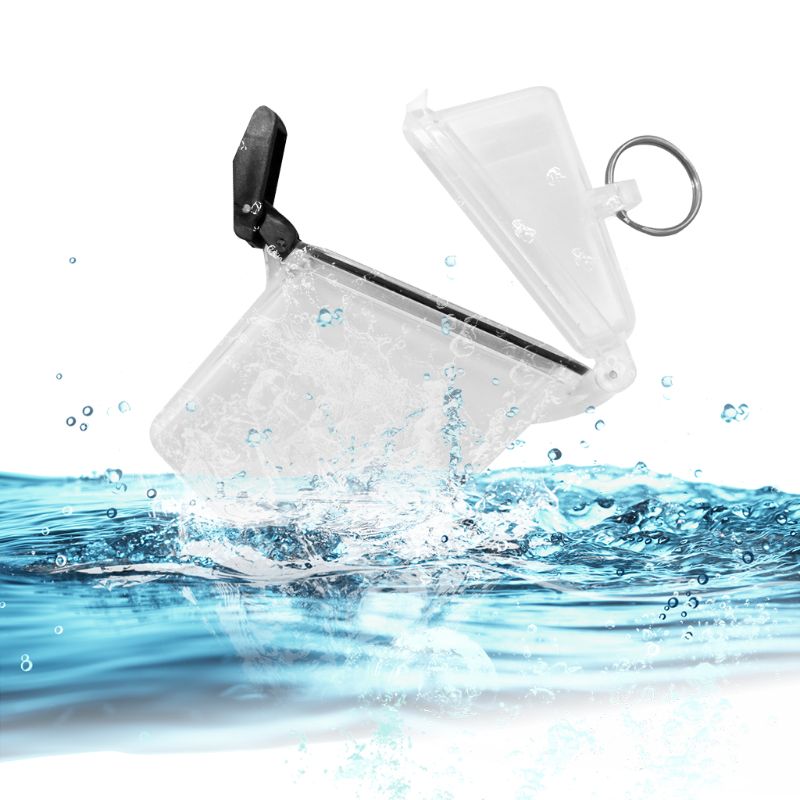 Waterproof Card Case Cover Lightweight Clear Sport Outdoor Change Box Holder
