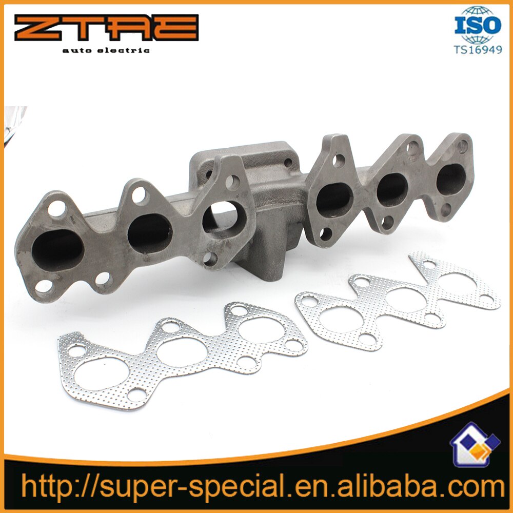 Cast Exhaust Manifold For 1993-1998 Toyot@ Supr@ MK4 2JZGTE 2JZ-GTE 2JZ T4 Flange Cast Iron Turbo Manifold For Le*xus IS300