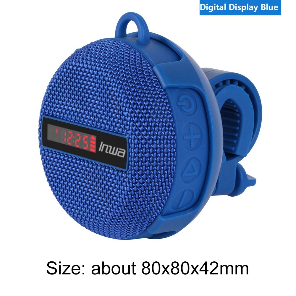 Smart LED digital display wireless cycling bicycle Bluetooth speaker outdoor portable waterproof subwoofer Mountain Bike Parts: Digital Display C