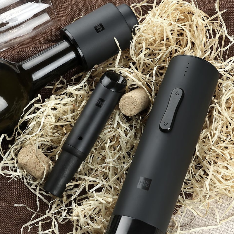 Xiaomi mijia automatisk rödvinsflasköppnare elektrisk vinöppnare lockpropp snabb karaffset korkskruv folieskärare korka ut