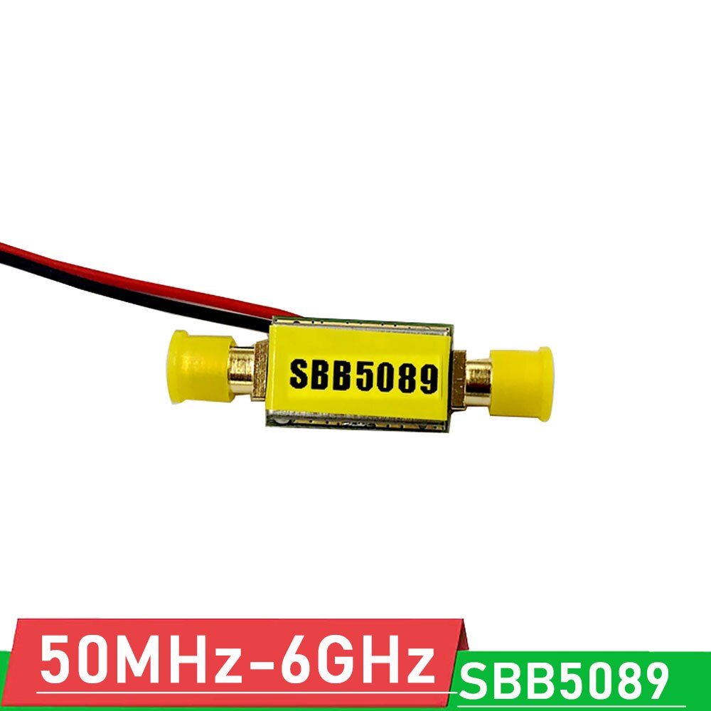 SBB5089 50MHz-6GHz RF amplifier gain signal Broadband RF POWER amplifier for Ham Radio AMP HF FM VHF UHF