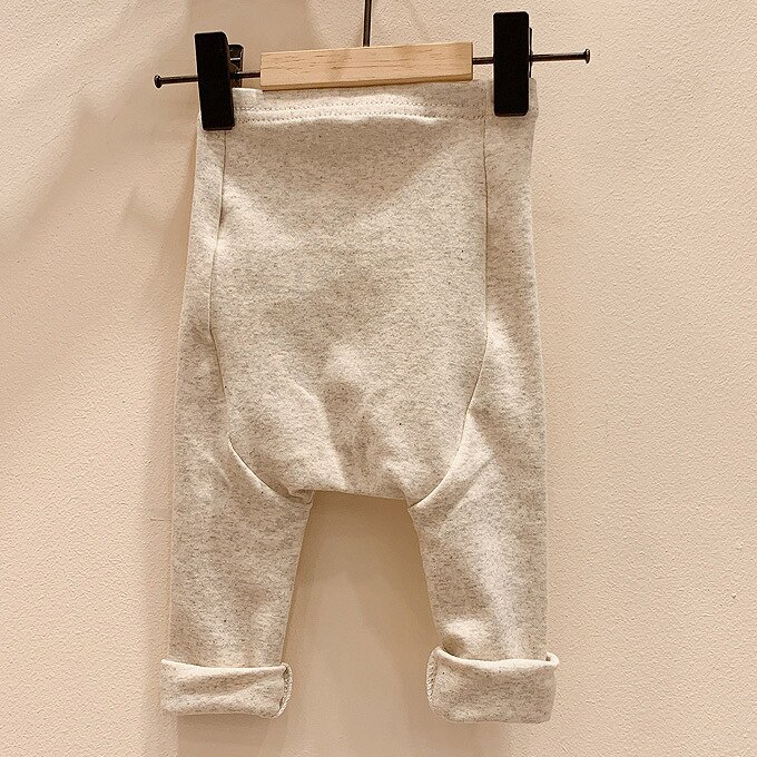 Milancel Herfst Baby Leggings Katoen Meisjes Pp Broek Beste Match Jongens Broek: grey / 6-9M