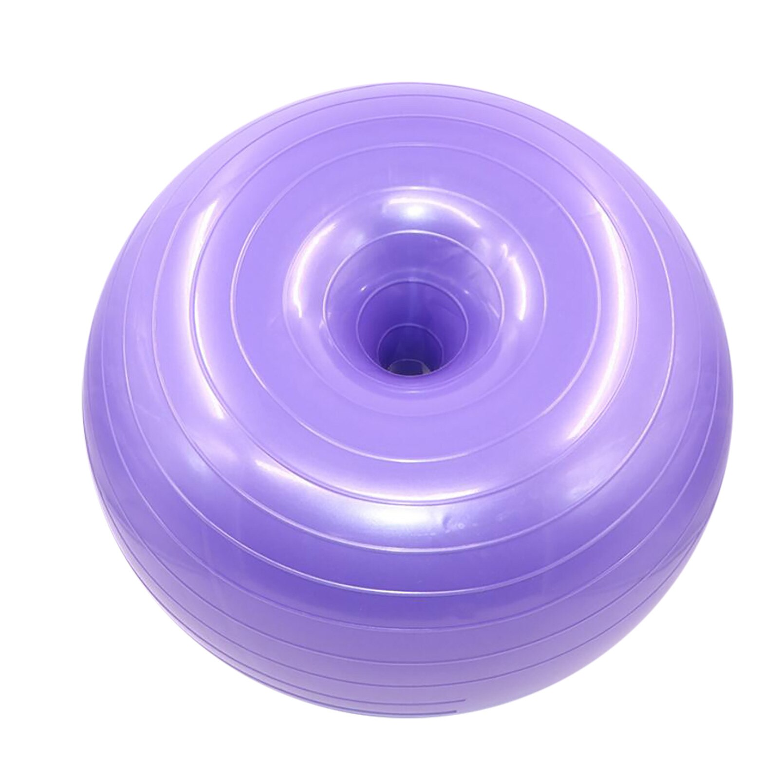 Donut Yoga Ball - Fitness Equipment - Home Workout Balance Ball - Pilates Exercise: Blue