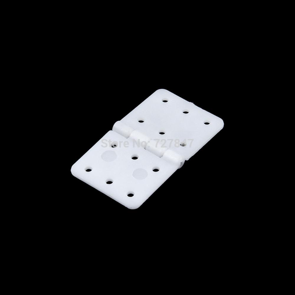 20pcs 30pcs 40pcs Nylon & Pinned Hinge 20x36mm / 16x29mm / 12x24mm For RC Airplane Plane Parts Model Replacement