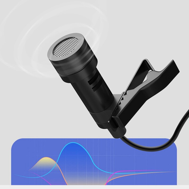 Lavalier Revers Microfoon, Uhf Omnidirectionele Opname Microfoon Met Clip-On, Beltpack Zender Voor Interview Etc.