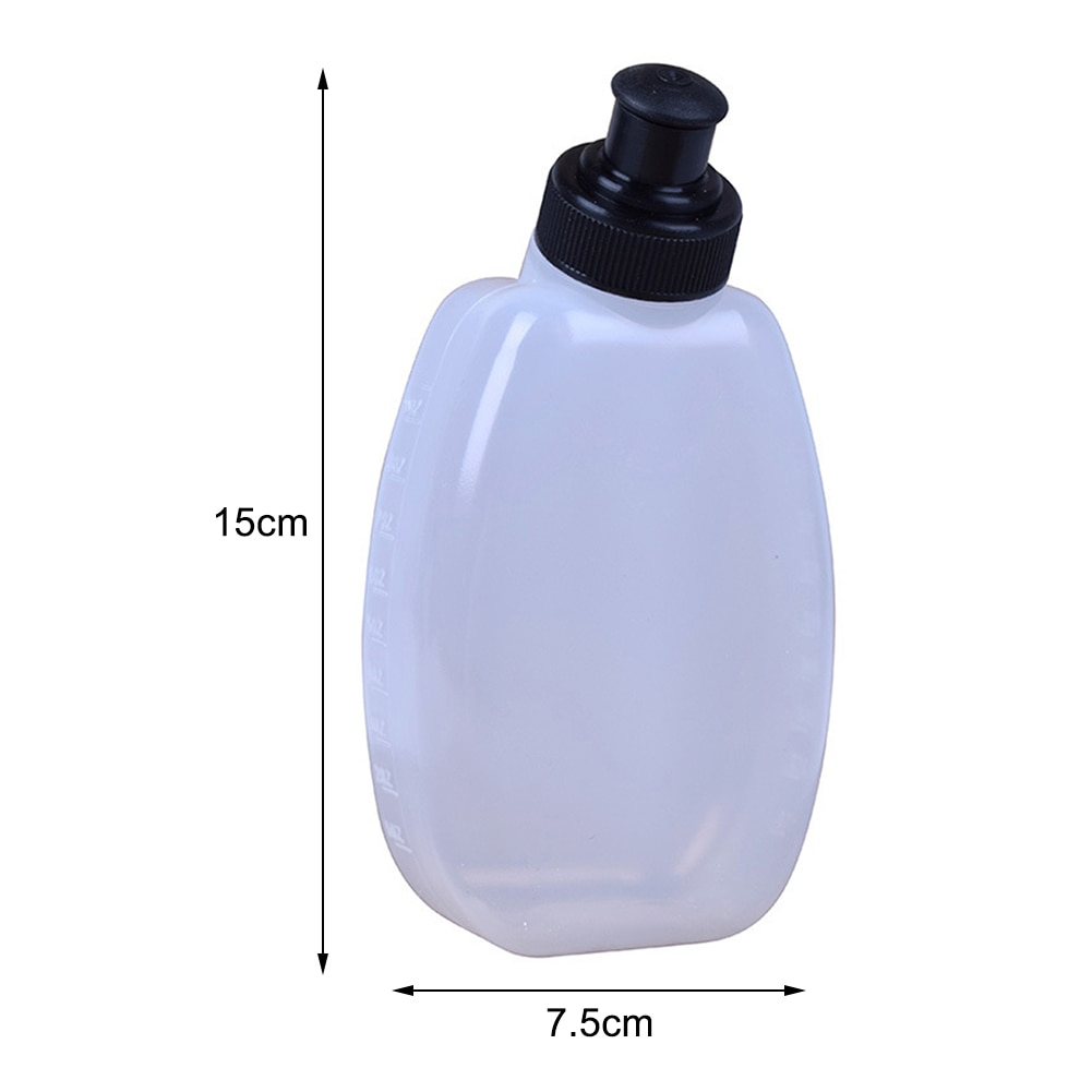 Botella de agua portátil de 280ML para bicicleta deportiva, para correr, infusiones, trote, senderismo, gimnasio, hervidor de agua para ciclismo deportivo al aire libre