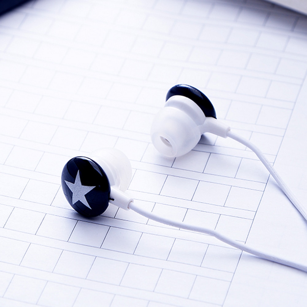 + Barato + rosa preto branco vermelho estrela 3.5mm in-ear fone de ouvido estéreo fone de ouvido para xiaomi htc samsung iphone pc mp3 mp4 69% de desconto