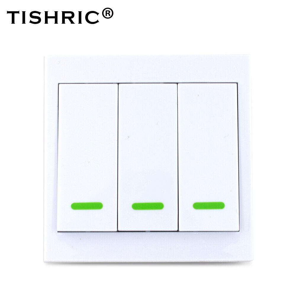 TISHRIC Wireless RF Remote Controller 433Mhz Transmitter Automation Modules For SONOFF RF/T1 EU/UK/4CH PRO/Bridge: 3gang