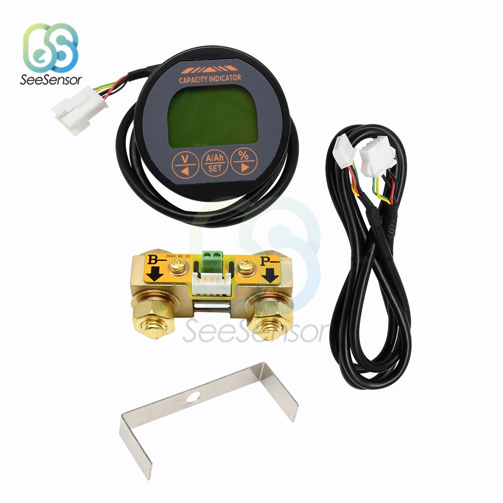 Batterij Capaciteit Tester DC8-80V 50A 100A 350A TR16 Batterij Capaciteit Indicator Ampèremeter Voltmeter Voor Li-Ion Lithium Batterijen: Rood