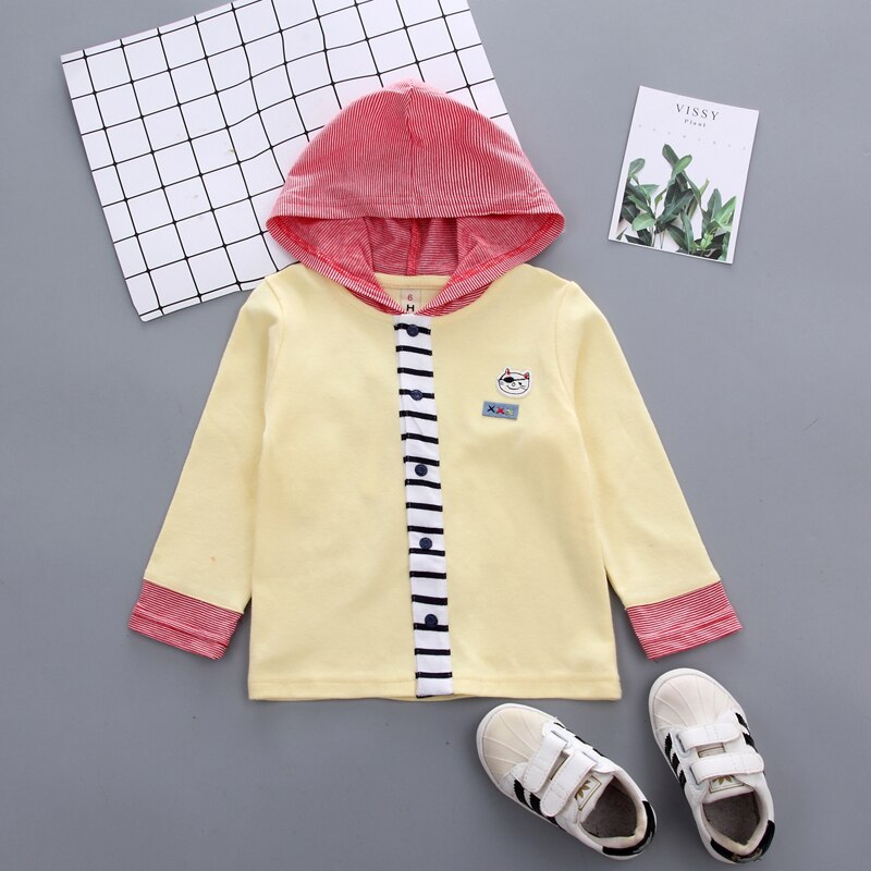 Brand Baby Jas Peuter Baby Boy Meisjes Piraat Jas Uitloper Kids Jas Herfst Katoen Knop Patchwork Hoed