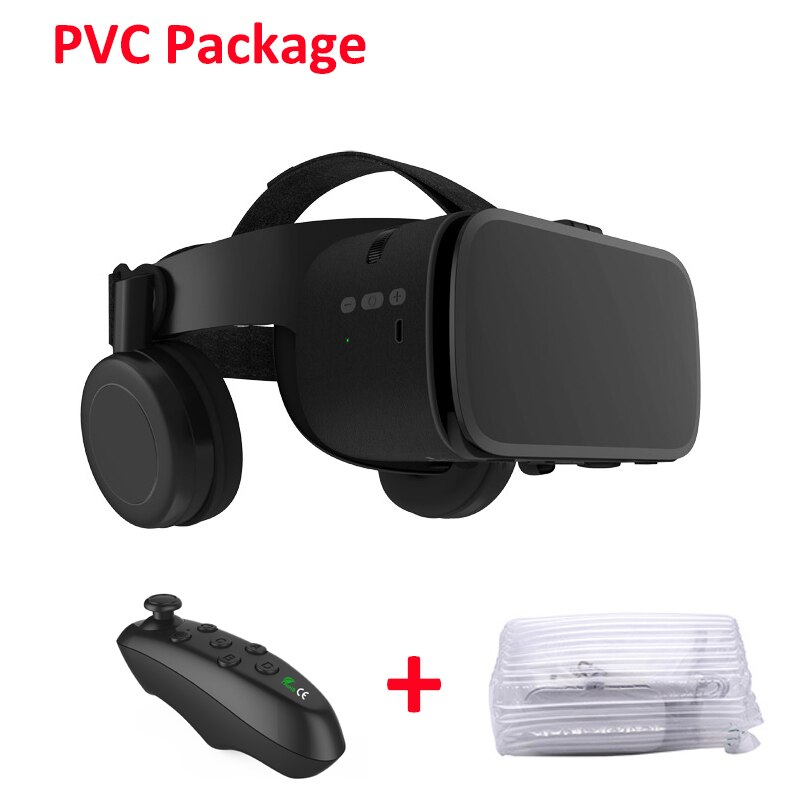 BOBOVR Z6 Upgrade 3D Glasses VR Headset Google Cardboard Bluetooth Virtual Reality Glasses Wireless VR Helmet For Smartphones: VR with ControllerA