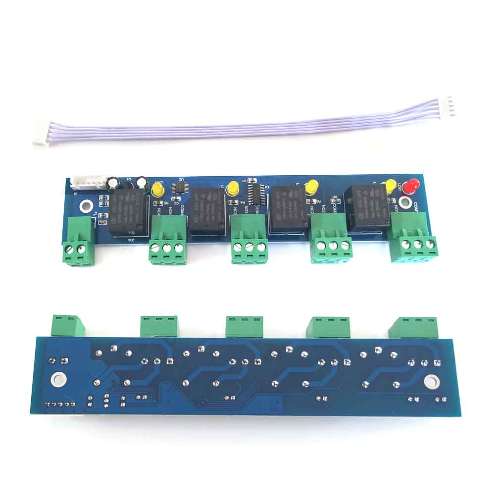 TCP/IP Four Door Access Controller 32-bit 40 000 Users,support multi-access function / time attendance / Fire Alarm etc.sn:T04