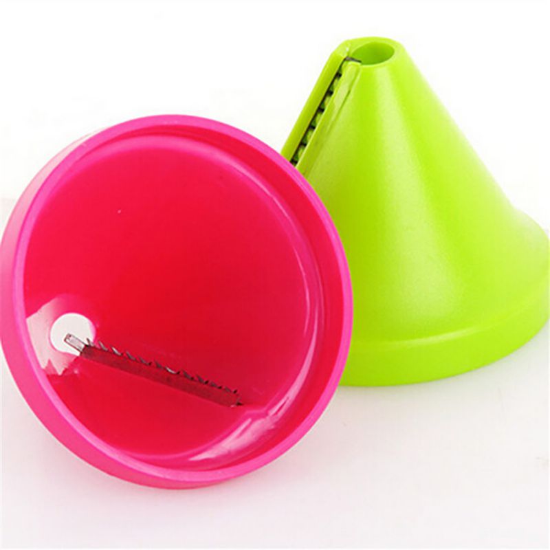 Gadget Funnel Model Vegetable Shred Device Spiral Slicer Carrot Radish Cutter Kitchen Tool 1 pcs