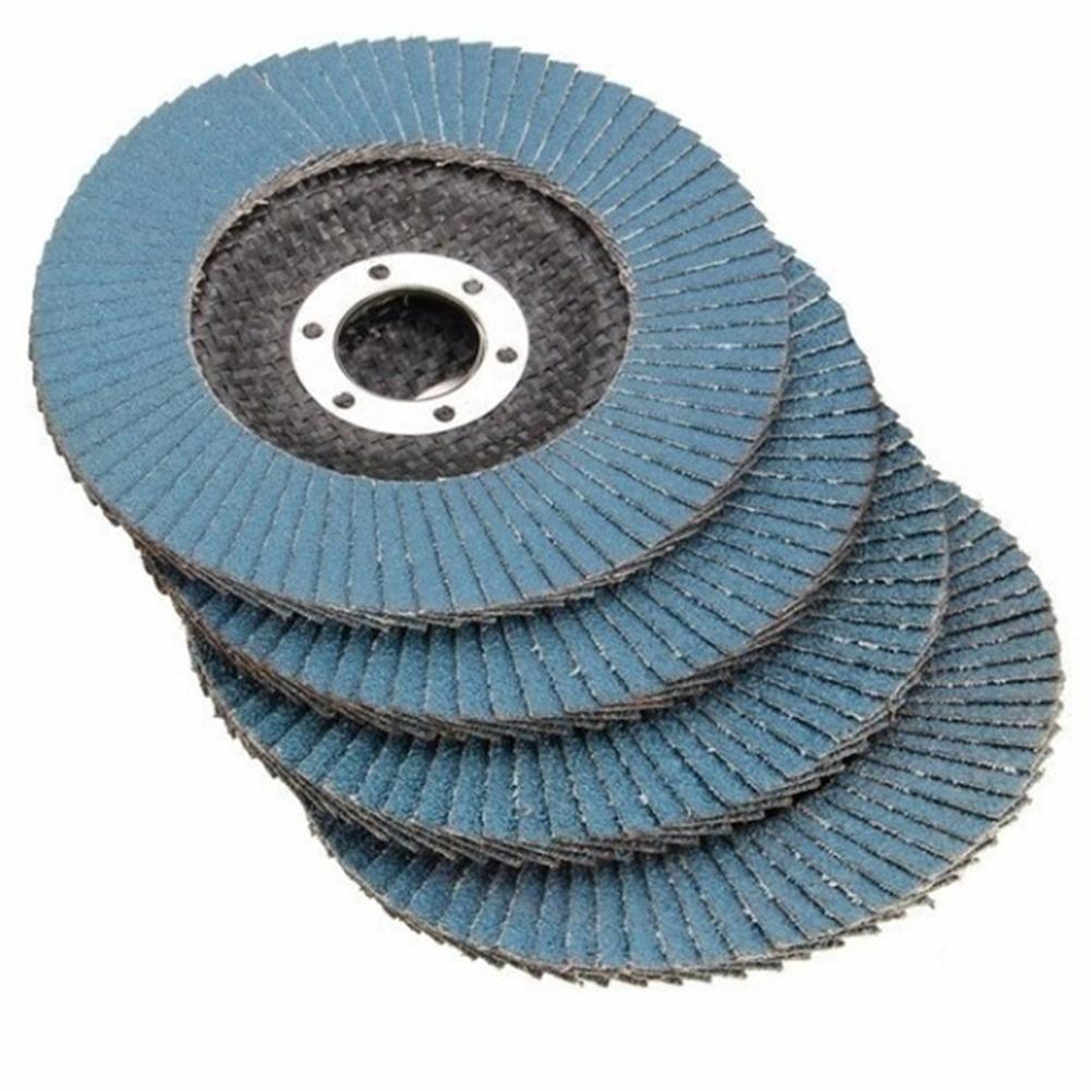 10pcs Flap Discs 115mm 4.5 Sanding Discs 40/60/80/120 Grit Grinding Wheels Blades for Angle Grinder