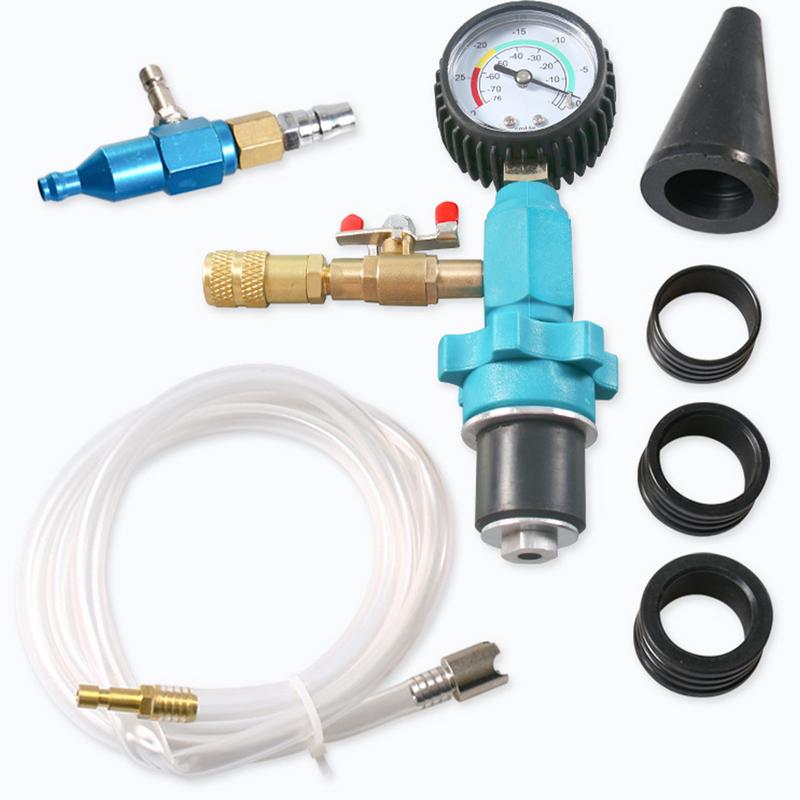 Cooling System Vacuum Fill Tool Vacuum Coolant Refill Tool 7pcs Car Antifreeze Replacement Tool Filler For Truck Motorcycle