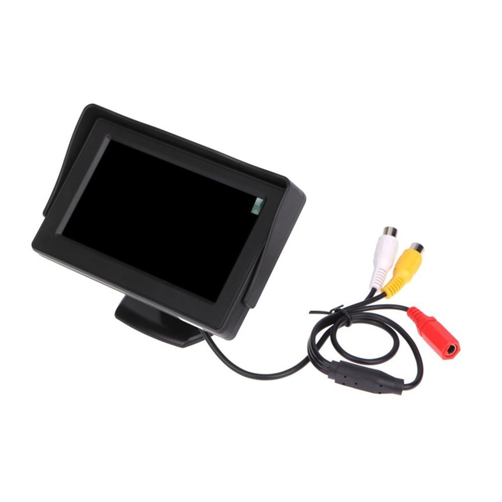 4.3 "TFT LCD Car Monitor Reverse Rearview Kleuren Camera DVD VCR CCTV Auto Parking Assistance Backup Reverse Camera Auto -styling