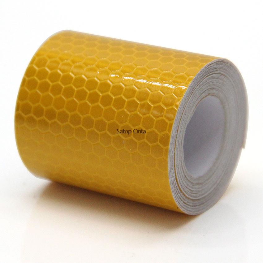 Bande autocollante réfléchissante pour cadre de vélo, 5cm x 5m