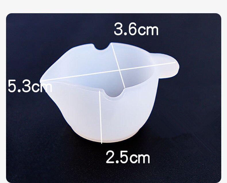 Easy Clean Silicone Resin Mold Kit Crafts Reusable DIY Epoxy Handmade Tools Jewelry Making Durable Sticks Mix Cup: 2