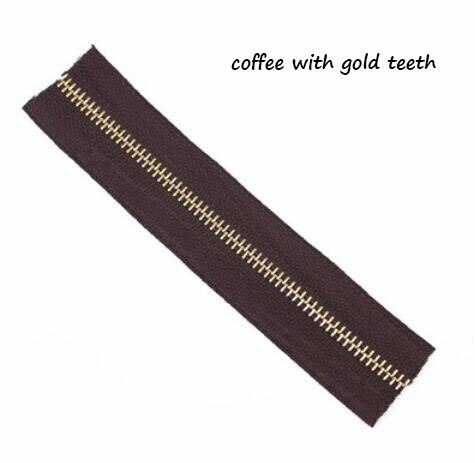 2 meter 5#  metalen groene verstelbare lengte montage rits diy handtassen tassen laarzen jaszak donsjack koperen rits  a0334f: No4