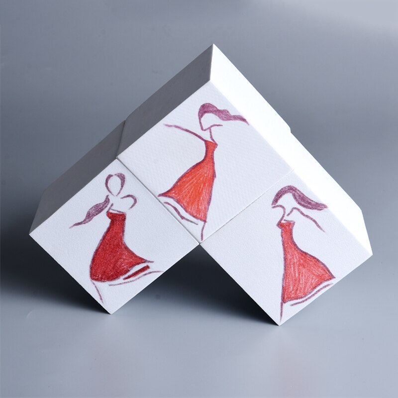 Rigid foam pad Non-adhesive white EVA foam square