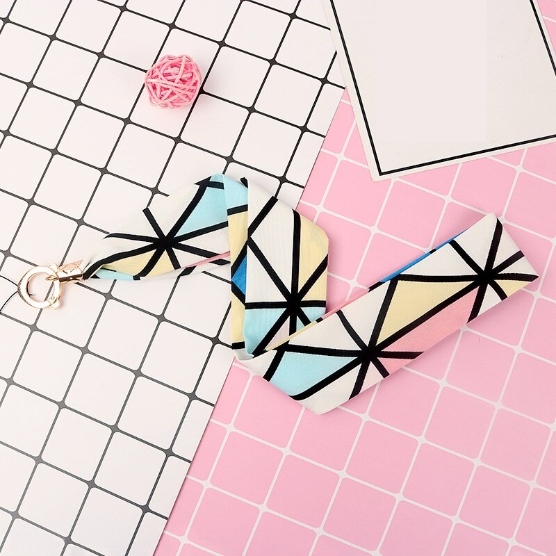 Mobiele, op maat gemaakte zijden lanyard, nekband voor sleutelkaart, telefoonkoord, polsband, handsleutelkoord, ketting, telefoonhouder, touw: 13