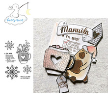 CH Hart Cup Siliconen Afdichting Jezelf Scrapbooking Album Vellen Decoratieve Clear Stamps Bruiloft Decoratie