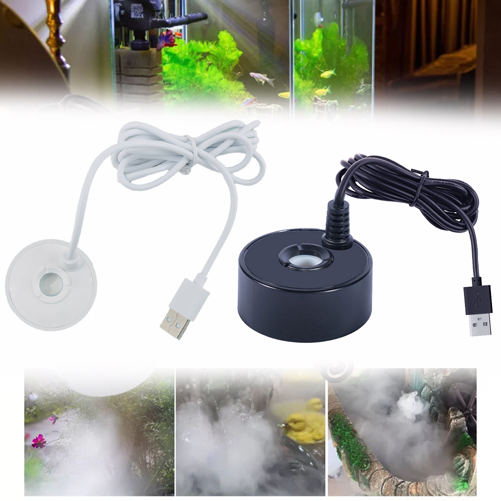 5V USB fontaine brumisateur petit rocaille eau réservoir de poisson aménagement paysager brumisateur pour étang rocaille évier de poisson brumisateur
