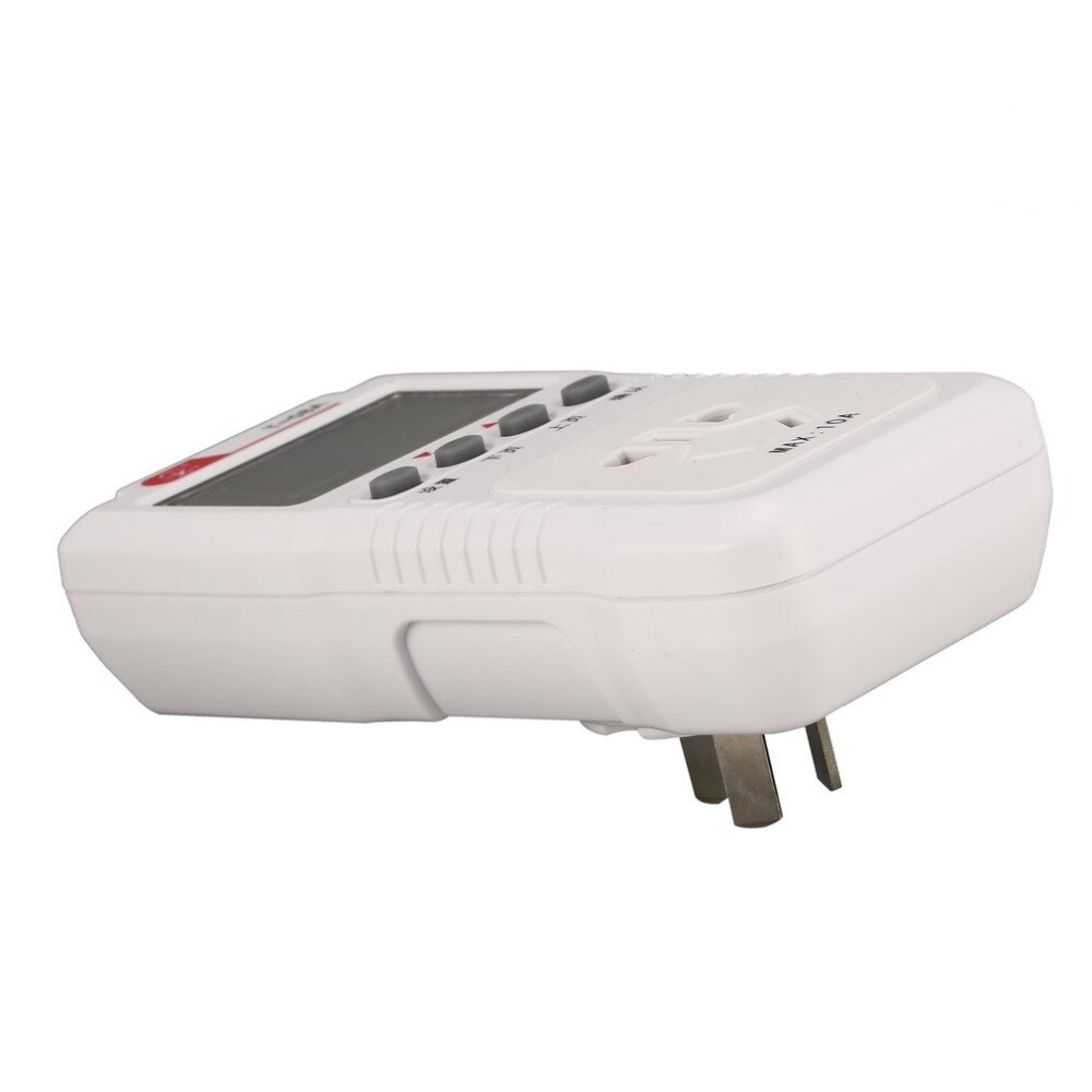 Power Meter T-08A Digital Socket Tester Wattmeter Analyzer Electric Supply Measuring Testing Energy Watt Monitor Electricity