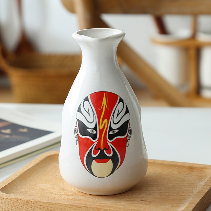 Japansk sake distribution vinkanna spritvärmare hushåll keramik varm flaska barware flagga liten stoup enkel gryta: 10