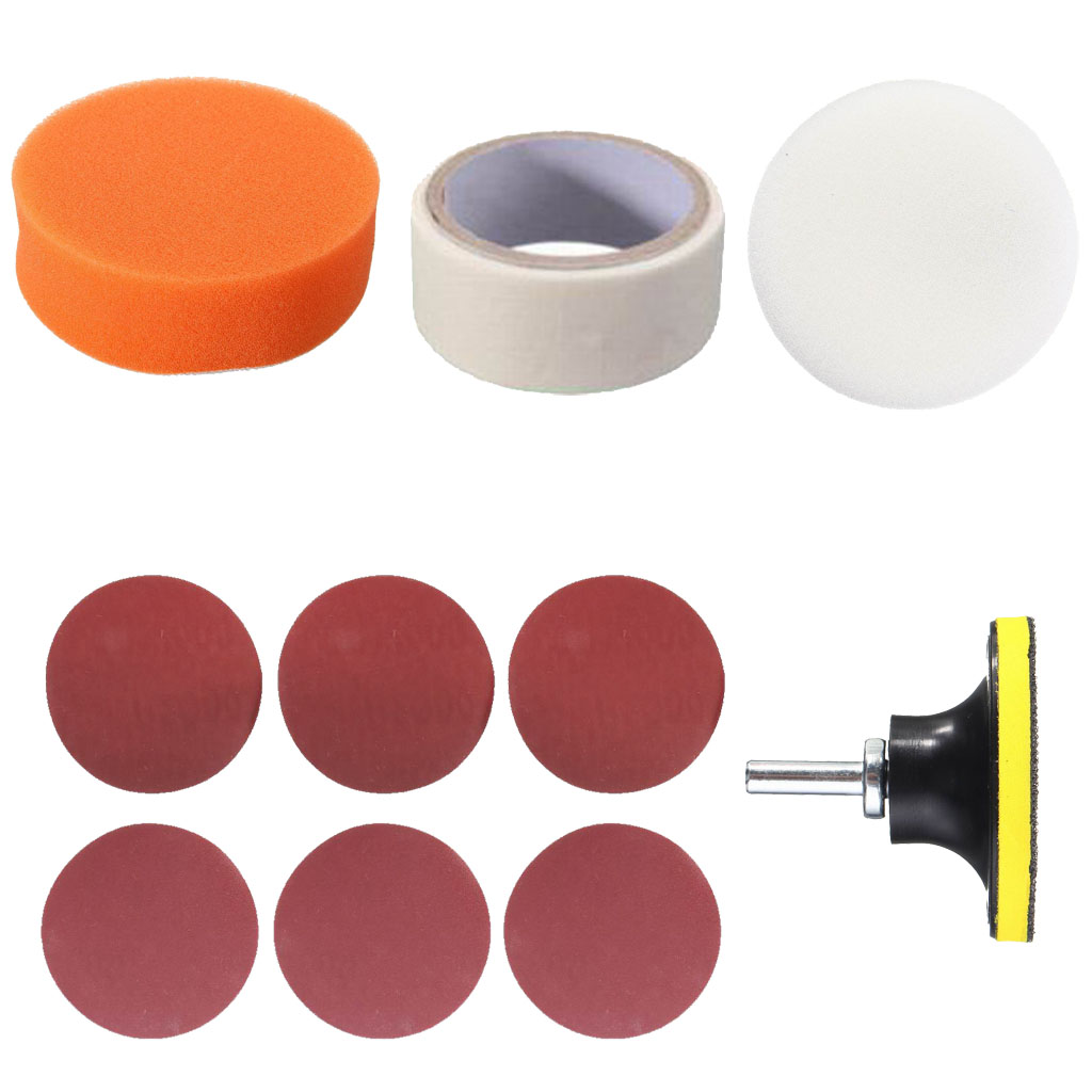 Universal Car Vehicle Headlight Lamp Lens Clean Polishing Tool Kit