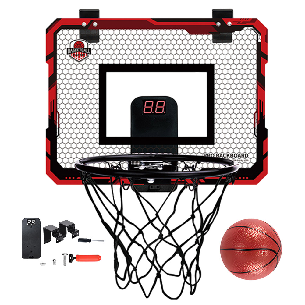 Kinder Mini Basketbal Hoepel Met Elektronisch Scorebord Bal Backboard Outdoor Indoor Excersise Accessoire Grappig Spel Speelgoed