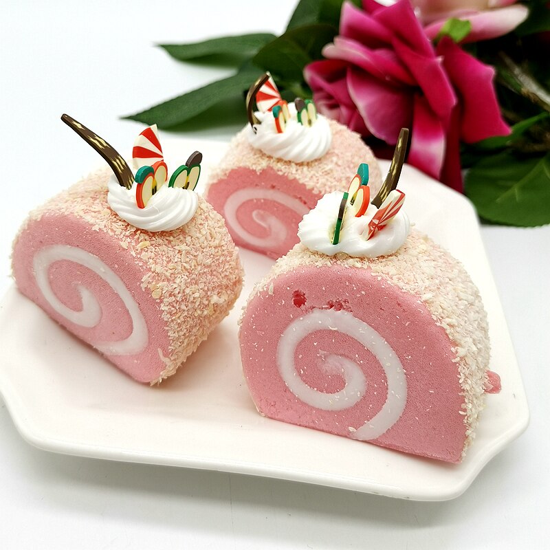 Pasteles falsos surtidos de tarta Artificial, accesorios de fotografía, decoración de comida realista
