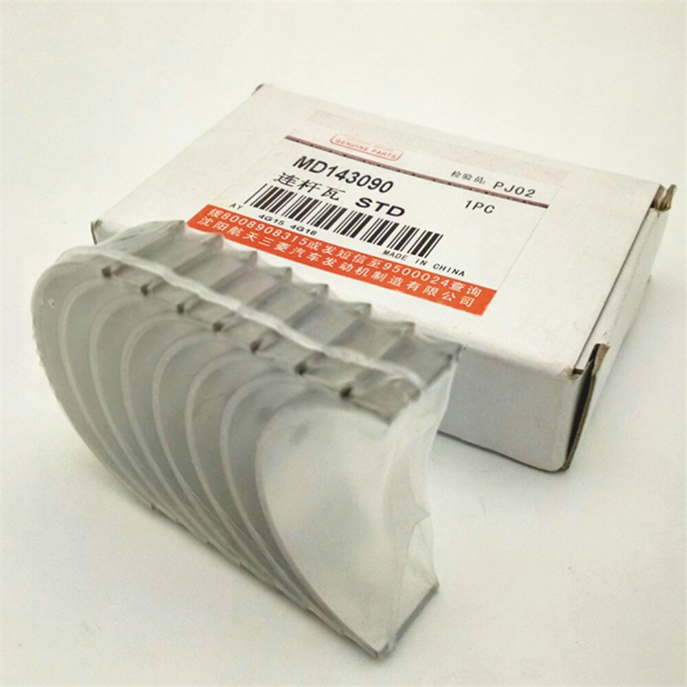 CRANKSHAFT CONNECTING ROD BEARING 4G15 4G18,2005-09 BYD F3 F3R DA4G18 4G15S,DONGFENG LINGZHI,18PCS MD030126 MD143090