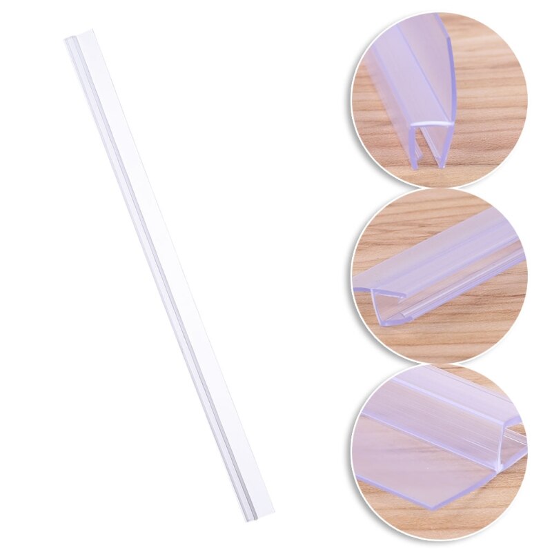 Pvc Douche Scherm Deur Afdichting Strip Voering Water Stopper Bad Glazen Afdichting Strip