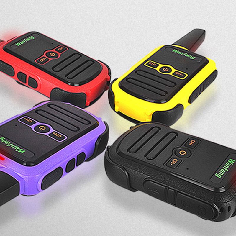 Walkie-talkie mini color ultra-thin ultra-small USB direct charging