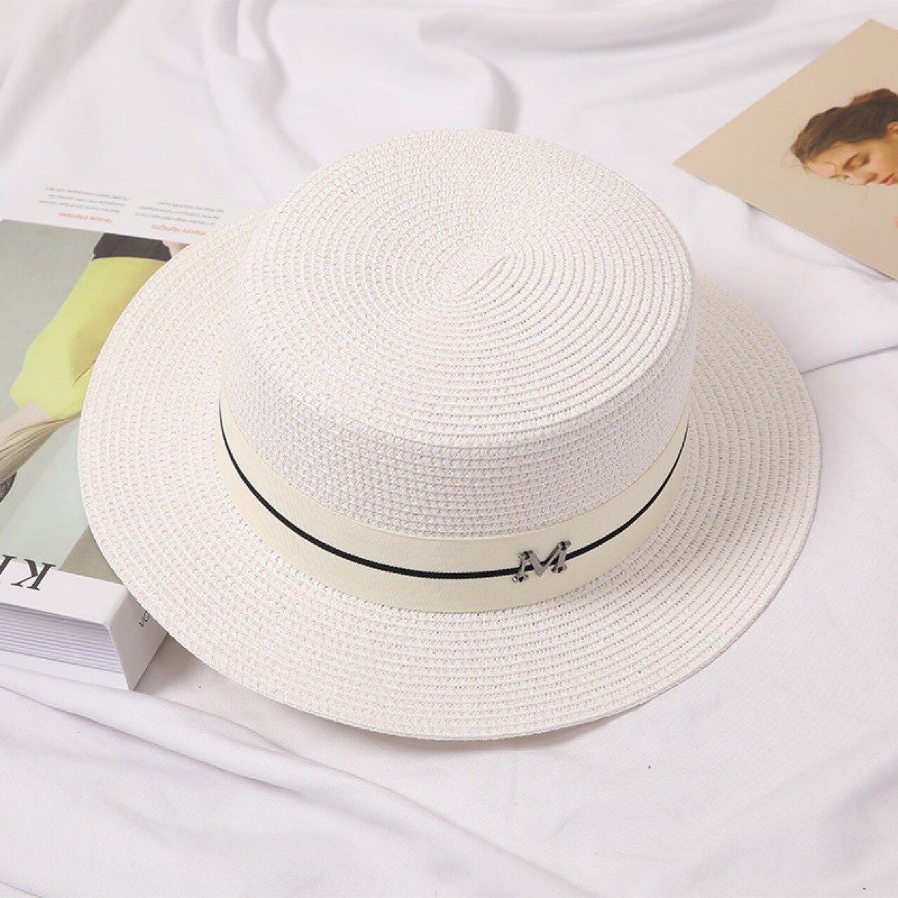Summer Women Proteteion Sun Hat Summer Beach Hats Female Casual Lady Flat Brim Straw Cap Girls Sun Hat Chapeu Feminino