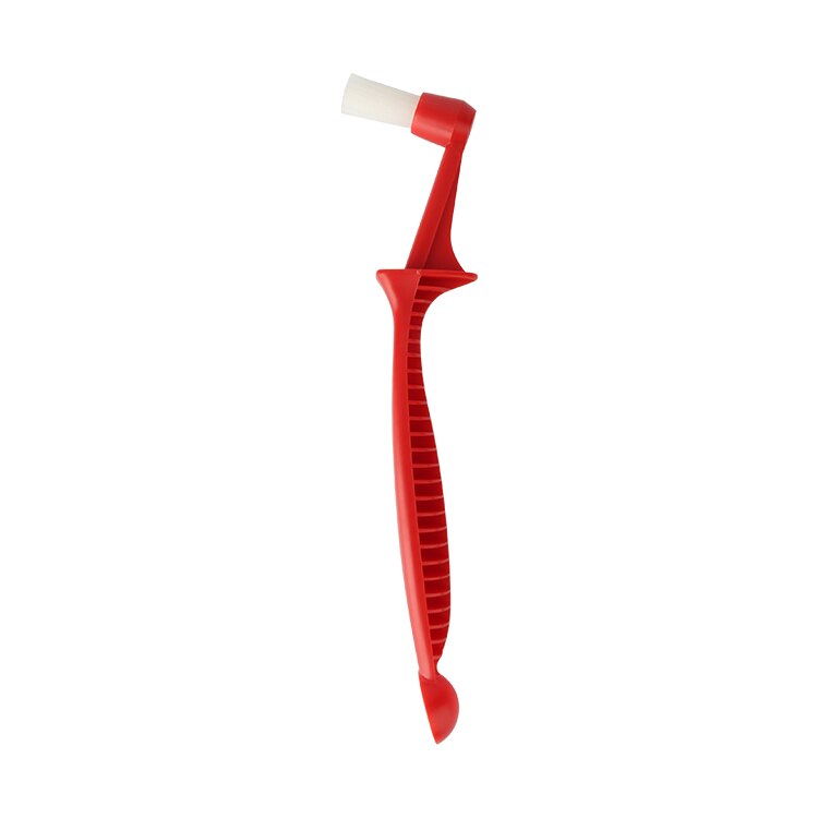 Semi-Automatische Koffiemachine Borstel Elleboog Nylon Machine Hoofd Speciale Filter Hoofd Borstel En Brouwen Speciale Bru: red