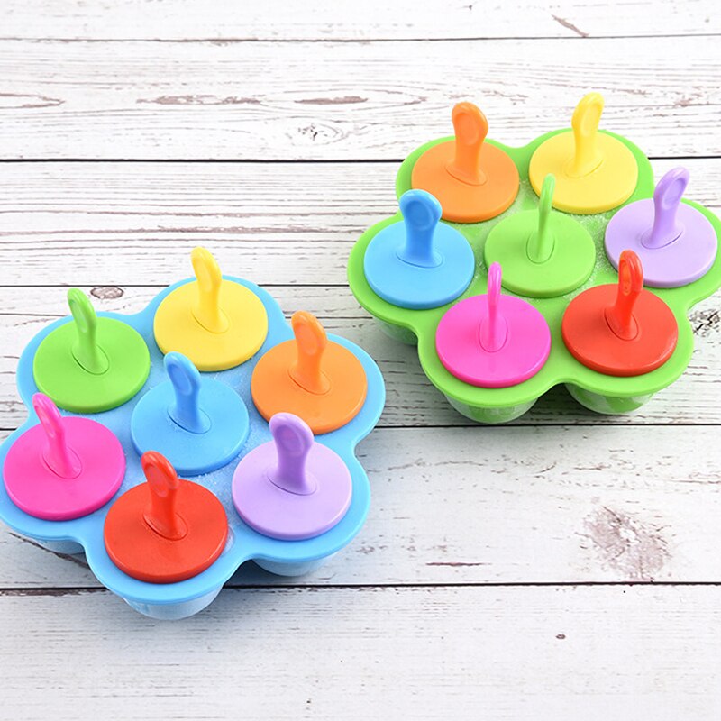 Silikonowe lód wyskakuje forma mini lody piłka foremka robić lodów na patyku formy robić lodów owoce potrząsnąć lód forma na krem dziecko DIY suplement diety narzędzie