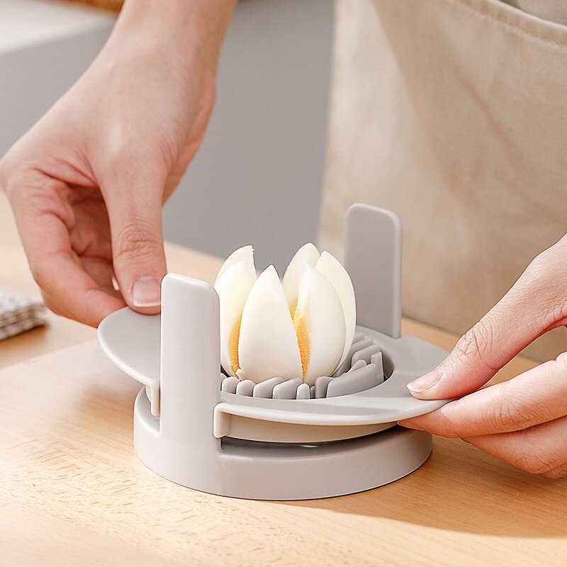 Household Four in One Fancy Egg Cutter Kitchen Accesories Multifunctional Slicer Preserved Egg Artifact Useful Things for Home