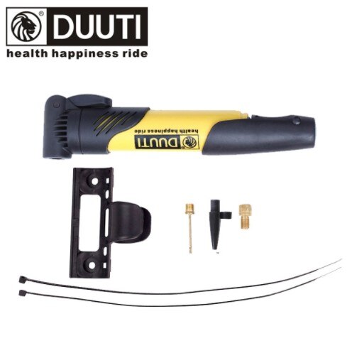 Amerikaanse stijl hand mini fietspomp bandenpomp ventiel bal naald slang mtb accessoires draagbare fietspomp: 04