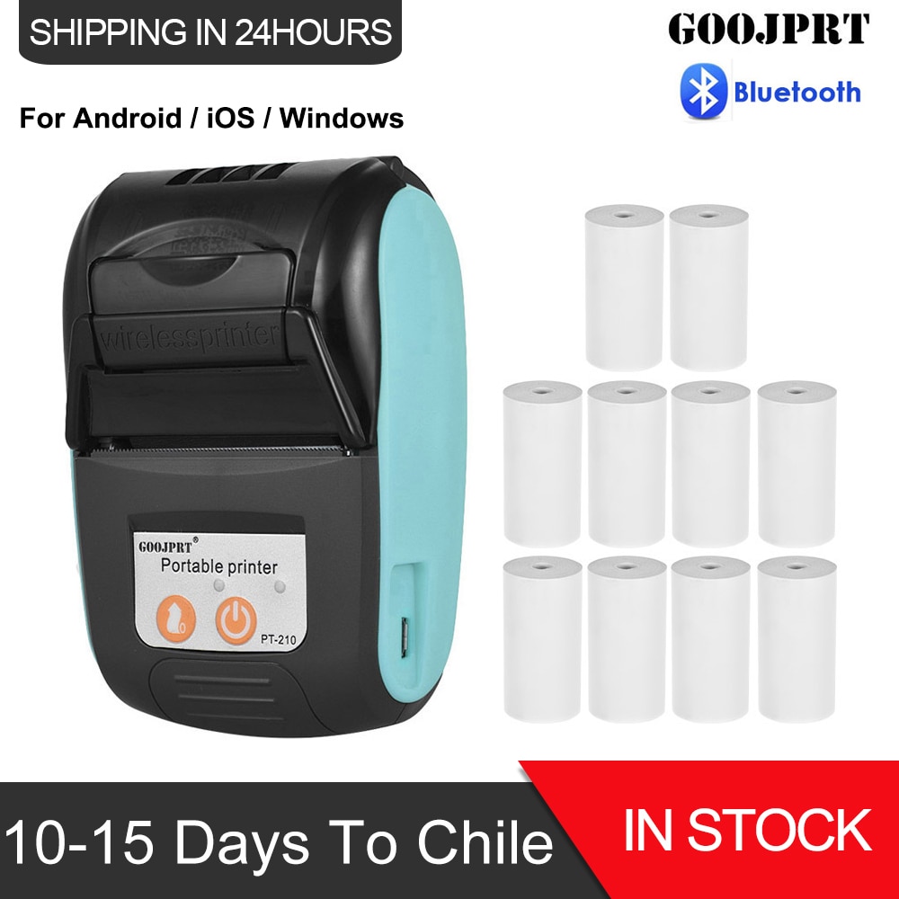 Draadloze Mini 58Mm Printer Draagbare Thermische Printer Bluetooth-Compatibele Telefoon Android Ios Pc Pocket Bill Impresoras