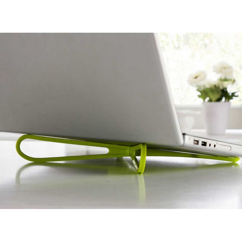 1pc Portable Plastic Simple Laptop Cooling Stand Pad Rack Base Support Cooler Simple Cross Detachable Notebook
