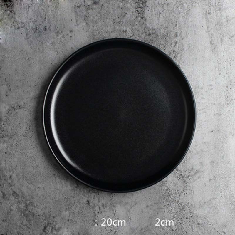 Nordic setting plate tableware Western plate simple straw hat plate pasta plate Western-style dessert plate personality: m