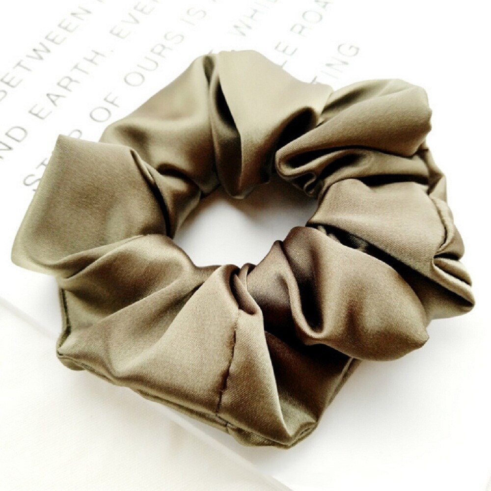 Faux Zijde Chouchou Vrouwen Meisjes Elastische Haar Elastiekjes Accessoires Gom Voor Vrouwen Tie Haar Ring Touw Paardenstaart Houder