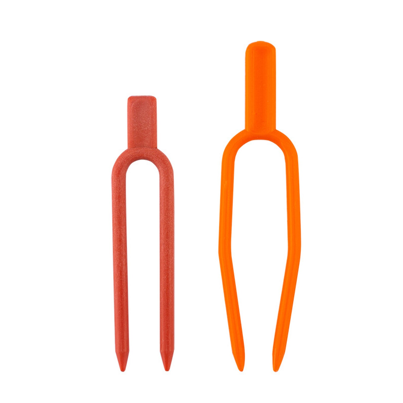 Anlage Clip 100 stücke Erdbeere Gabel Werkzeug Gartenarbeit Kunststoff 100 STÜCKE/einstellen Umwelt Orange Haltbaren Festen Leuchte Schellen