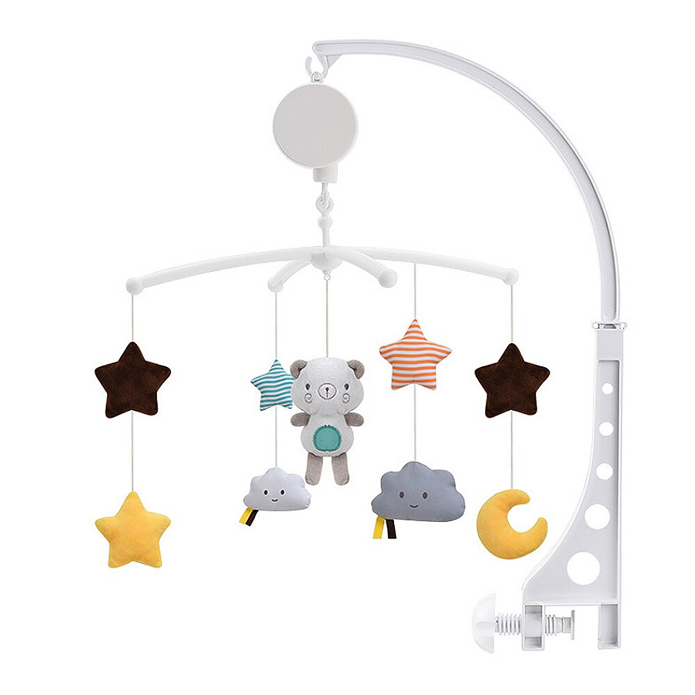 Baby Infant Krippe Mobile Rasseln Bett Glocke Spielzeug Rotierenden Musik Box mit Halter Baby Bett Kinderwagen Spielzeug Cartoon Puppe Spielzeug für Kinder: Default Title