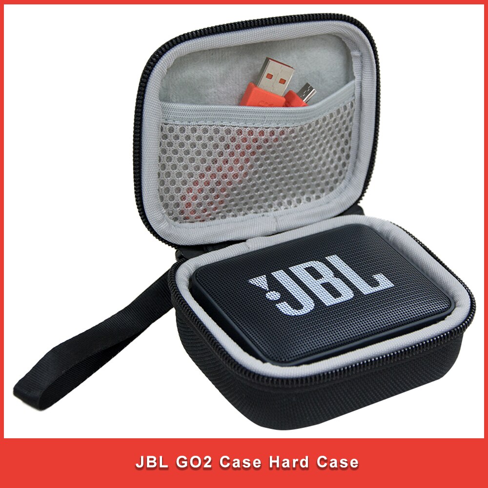JBL GO2 Affaire 2 Étui Rigide Sac de Transport De Voyage Pour JBL GO 2 Enceinte Portable Sans Fil Bluetooth-Seul Cas: Default Title